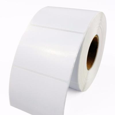 China 1375pcs 2 Rolls Direct Thermal Shipping Blank SYNTHETIC MATERIAL 1-1/2