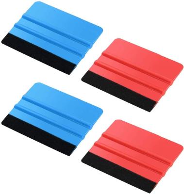 China Vinyl Wrapping & Wallpaper decoration & 4 Pack Felt Edge Squeegee Car Sticker Wrapping Tool Kits for Car Vinyl Wrap, Window Tint, Wallpaper, Decal Sticker Installation for sale