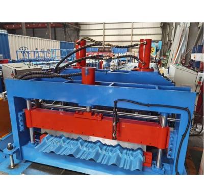 China Building Material Shops Roofing Sheet Step Tile Metal Roll Forming Machine for sale