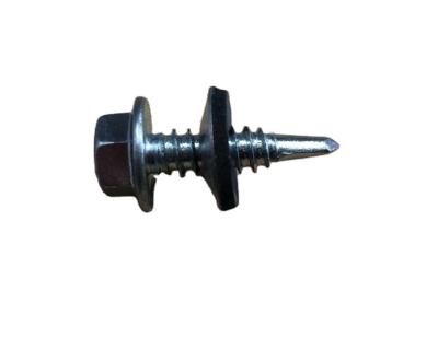 China OEM Unslotted Head Hex Washer Self Drilling Screw Assembled With EPDM Gasket for sale