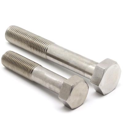 China Stainless Steel 2520 310s DIN931 Partial Half Thread Large Hex Bolt & Nut & Gasket for sale