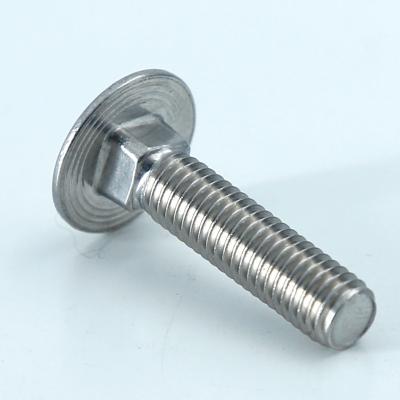 China Stainless Steel JIS DIN GB M5 Standard Square Stainless Steel Neck Carriage Bolts for sale