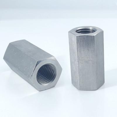 China DIN6334 Industry Long Hex Coupling General Nut Long Nut Stainless Steel 304 316 for sale