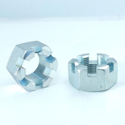 China High Quality OEM All Size Hex Slotted Nut , DIN935 GB6178 Castle Nuts for sale