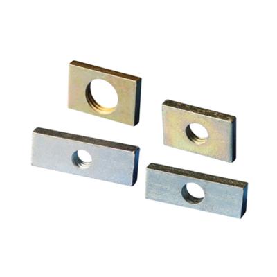 China Steel Factory Wholesale Price Square Nut Rectangle Nut Quadrate Nut for sale