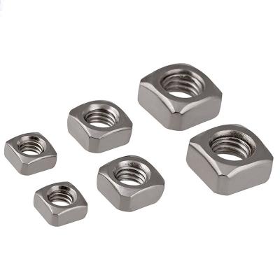 China General industry DIN557 INOX A2 square nut M6 M8 M10 for sale