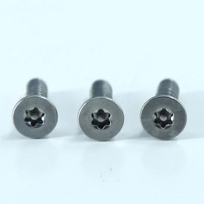 China Boot Security 6 Lobe Pin Head Stainless Steel Anti-Theft Screws for sale