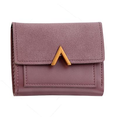 China Lady Trendy New PU Leather Credit Card Holder Coin Purse For Women Shipping Online for sale