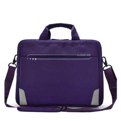 China Bag For Laptop YTF-P-DNB010 New Fashion 16.5Inch Polyester Leather Corner Women Bag For Laptop for sale