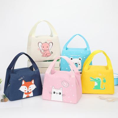 China TUOSLAND Cartoon Pattern Custom Multifunction Waterproof Lunch Bag Thermal Cooler Handbag Box Insulated Portable for sale