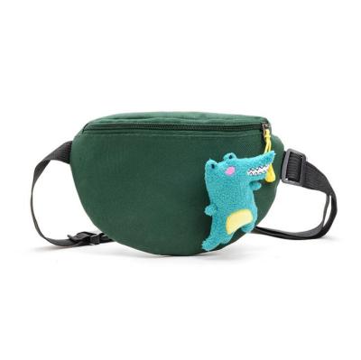 China Water Proof Cartoon Kids Waist Bag Dinosaur Good for Nothing Bag Nylon Baby Belt Bag Online for sale