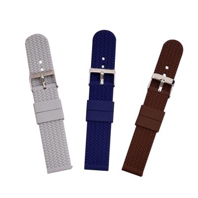 China Popule Design Unilateral Handle Quick Disassembly and Installation Watch Silicone Strap Watch Band for sale