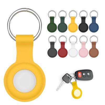 China Hot Selling Anti-fall Silicone Airtag Case Label Cover Backpack Strap Mobile Phone Silicone Pendant Ring for sale