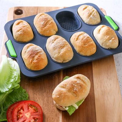 China Sustainable Silicone Baking Mold Non-Stick Tray Bakeware Styles For Bread Bakery Cake Mold Baking Tools for sale