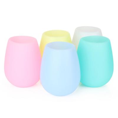 China Disposable Cup Logo Reusable Safe And Soft Cute Silicone Travel Coffee Mugs Silicone Folding Camping Cup for sale