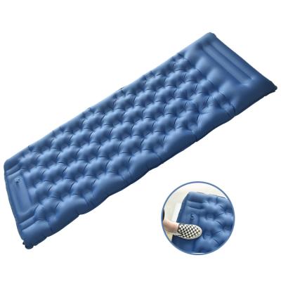 China Hybrid Type Inflatable Air Bed For Sleeping Camping Air Mattress Single Adult Outdoor Supplies Air Mattress for sale