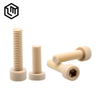 China High Quality Manufacturing Equipment LUmiao Custom CNC Milled Machining Accessories 3D Printer CNC Metal Part PEEK Screws CNC Machined the service for sale