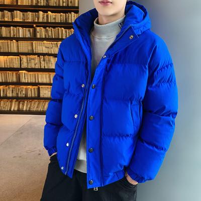 China QUICK DRY Mens Jackets Winter Fashion Stylish Custom Design Hooded Mens Outerwear Feather Blast Bubble Coat Stripper Bomber Jacket for sale