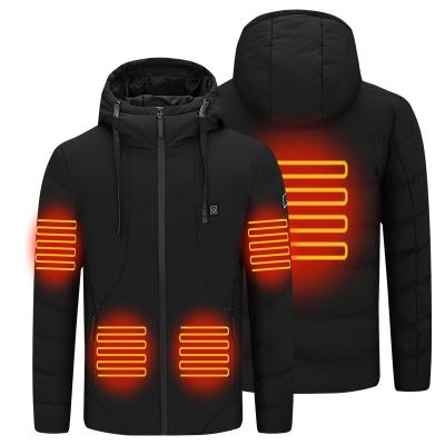 China Upgraded QUICK DRY USB Electric Enthusiast Lightweight Rechargeable Heating Vest Down Stripper Jacket Coat (Power Bank Not Included) for sale