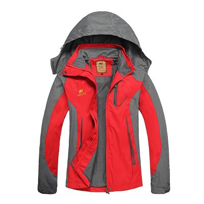 China Large Thin Waterproof Anorak Jackets Ladies Mountaineering Blazer Coat Two Tone Contrast Outdoor Jackets For Women for sale