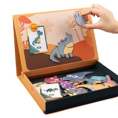 China Toy Amazon Hot Selling Early Educational Toys Construction Jigsaw Toys For Children Puzzle Toys Magnetic Stick for sale