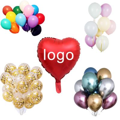 China Party Decorations Promotion Round Helium Latex Balloons Design Printed Logo Balloons Custom Made for sale