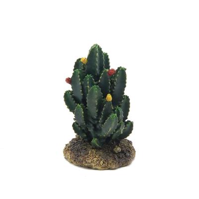 China Other High Quality 10CM Cactus Plants Reptile Decoration Mini Greenhouse Decoration Reptile Supplies for sale