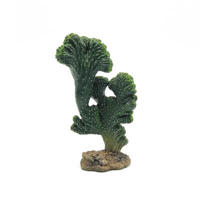 China Other High Quality 23CM Cactus Plants Reptile Decoration Mini Greenhouse Decoration Reptile Supplies for sale