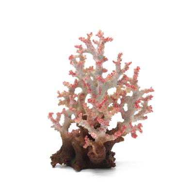 China Other 25CM Imitated Coral Realistic Aquarium Fish Tank Landscaping Decoration Resin Craft Large Aquarium Decoration for sale