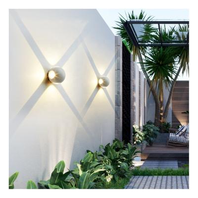 China Modern Contemporary Led Outdoor Modern Nordic Simplicity Lampu Aluminum Taman Fixture Dinding Lampara De Pared Wall Mounted Wandlampe Lamp Lights for sale