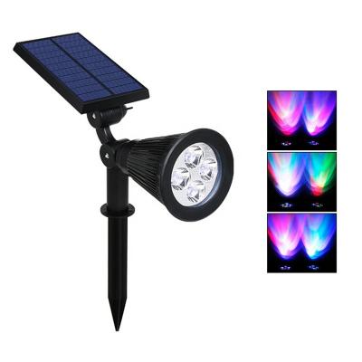 China LANDSCAPE led garden landscape lawn floodlight solar waterproof outdoor lampara de pared wall mounted wandlampe lamp light for sale