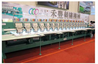 China Computerized Multi Head Sequin Embroidery Machine for Clothes Tee Shirt for sale