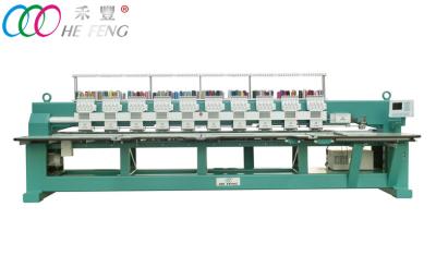 China Towel / Garment Industrial Automatic Flat Embroidery Machine 10 Head 9 Needle for sale