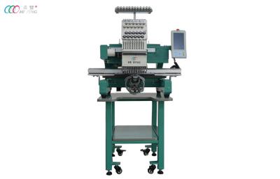 China Multi needle Single Head computerized Embroidery Machine for Cloth hat / t-shirt for sale