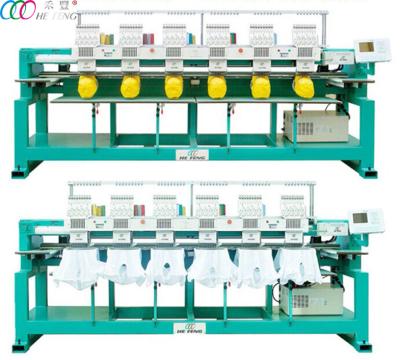 China Towel / Garment Computer 6 Head Embroidery Machine / Machinery 12 Needle for sale