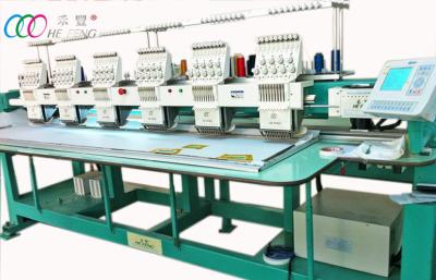 China Clothing / Towel 6 Head Computerized Tubular Embroidery Machine For 3D Puff for sale