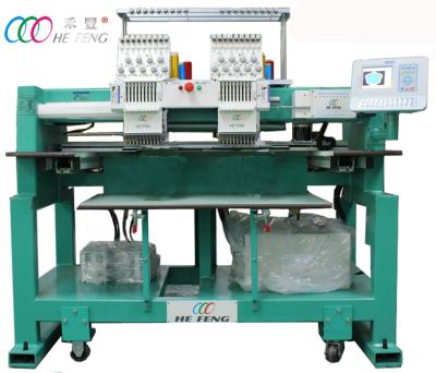 China 2 Head Baseball / Hat Tubular Embroidery Machine , 9 Needle Digital Embroidery Machine for sale