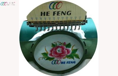 China Tee shirt Single Head Embroidery machine / 12 needle Commercial Embroidery Equipment  with Touchscreen and LCD display for sale