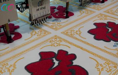 中国 自動シュニールの刺繍機械、複数の言語作動インターフェイス、シュニールおよび平らな刺繍 販売のため