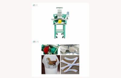 China Flat bed / Cap Single Head Embroidery machine , digital commercial embroidery equipment ，15 needles for sale