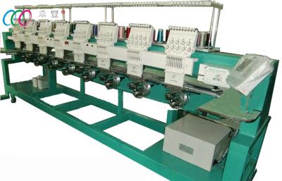 China Industrial Servo Motor Baseball Cap Embroidery Machine of 8 Head 9 Needle for sale