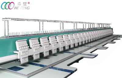 China High Speed 28 Heads Computerized Flat Embroidery Machine With All Servo Motor for sale