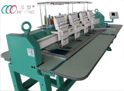 China 4 Heads Computerised Flat Bed Embroidery Machine , 110V / 220V for sale