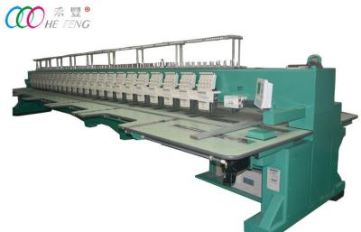 China Computerised Clothing Multi-Head Embroidery Machine 24 Head , Dahao 5 Inches Monitor for sale