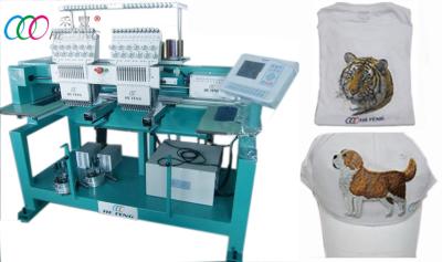 China electric 110V / 220V Tubular Computerized Embroidery Machine , 2 Heads 12 Needles for sale