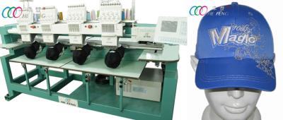 China 4 Heads 1000 SPM Tubular Computerized Embroidery Equipment for cap/shirt  , 110V / 220V​ for sale