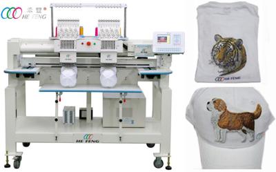 China double Head multi Needle Computerized Embroidery Machine for Uniform / Robes for sale