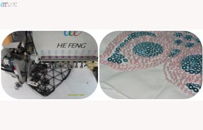 China computerised T-shirt / cap Mixed Embroidery machine 15 head 9 needle for sale