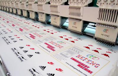 China Digital 9 Needle 12 Head Flat Computer Embroidery Machine for Shoe / Glove for sale