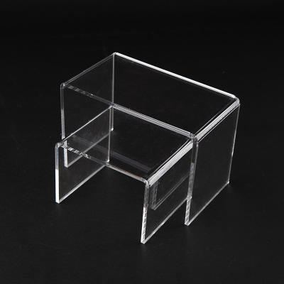 China Amazon Environmental Friendly Cheap Hot Selling Cheap Shoe Rack Acrylic Plastic Women's Shoe Rack Storage Shoes Frame For Showroom for sale